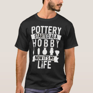 T-shirt Poterie céramique Pot Artiste Kiln Clay Design 3