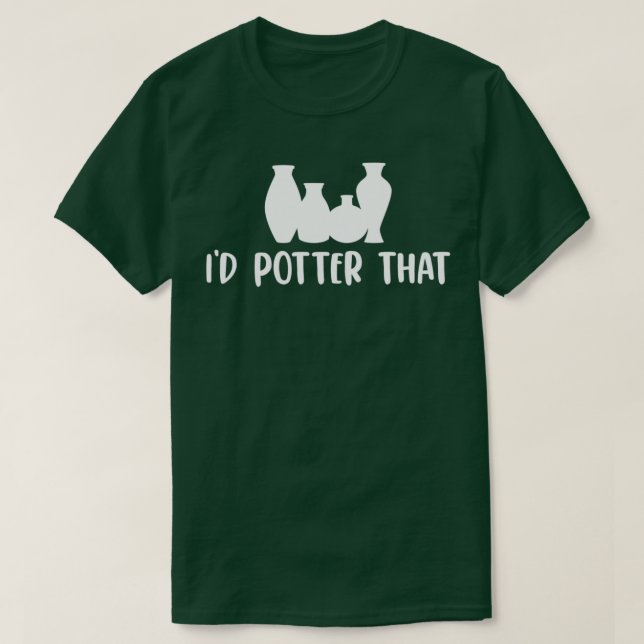 T-shirt Poterie drôle dire Potter (Design devant)
