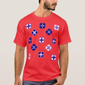 T-shirt Poterie motif floral 1