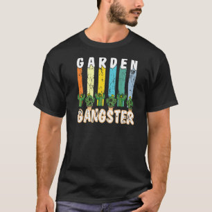 T-shirt Pots de plantes de gangsters de jardin Cactus mign
