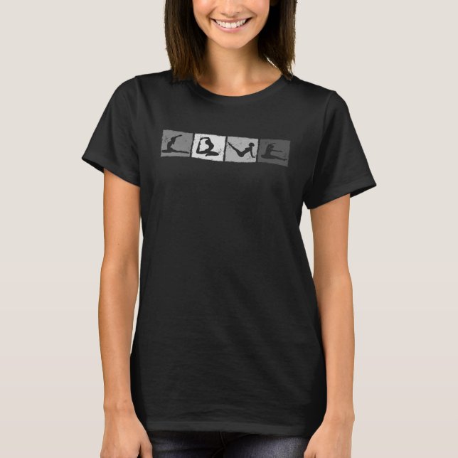 T-shirt Pots De Yoga Pour Hommes Femmes Méditation De Yoga (Devant)
