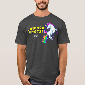 T-shirt Pots Unicorne 8Bit