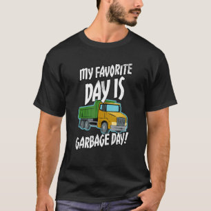 T-shirt Poubelle Souriante Camion Vaisselle Conservoirs Re