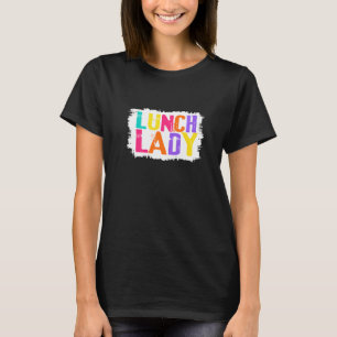 T-shirt Pouce Lady Squad Brosse à peinture colorée