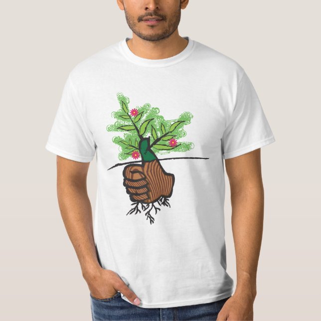 T-shirt Pouce vert (Devant)