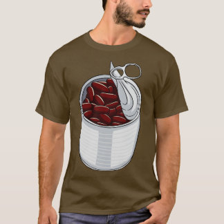 T-shirt Pouces de haricots Haricots rouges haricots cuits