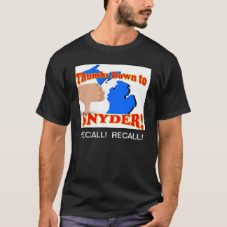 T-shirt Pouces vers le bas à Rick Snyder