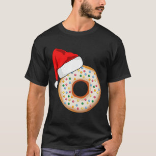 T-shirt Poudre de donut de Noël en juillet Chapeau de Père