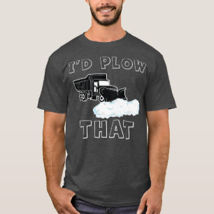 T-shirt Poudre Je traine que Funny Décharge de Poudre Neig