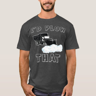 T-shirt Poudre Je traine que Funny Décharge de Poudre Neig