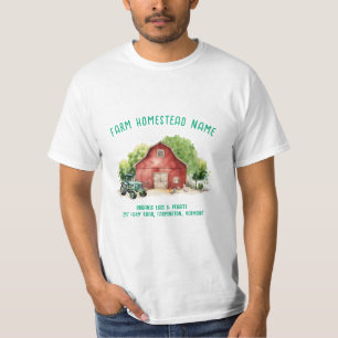 T-shirt Poulailler de grange coopérative agricole double f