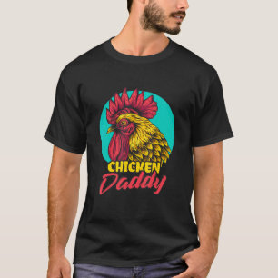T-shirt Poulailler Papa Poule Pour Fermier Élevage De Vola