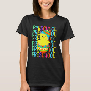 T-shirt Poule de maternelle Casse les œufs Jour de Pâques