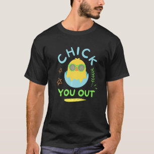T-shirt Poule de Pâques Chick You Out Joyeuses Pâques