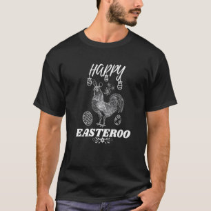 T-shirt Poule de Pâques Coq Joyeuse Pâques