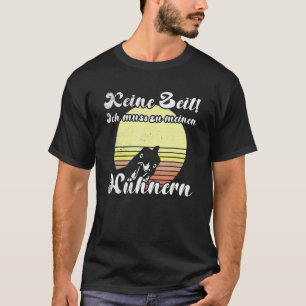 T-shirt Poule effrontée Coucher de soleil Doit avoir pour 