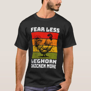 T-shirt Poule Leghorn Rétro Poule Leghorn