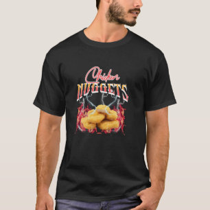 T-shirt poule nuggets Bootleg Rap CD Aesthétique Funny Mem