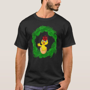 T-shirt Poule Rose Naturcore Farmcore