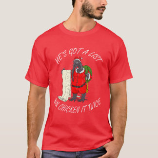T-shirt Poule Santa Bin Oversized