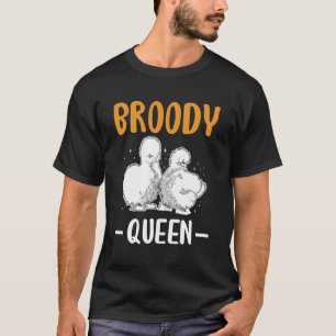 T-shirt Poule soie reine couveuse