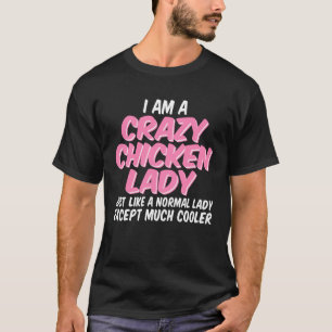 T-shirt Poules de la Dame aux Poules Folle