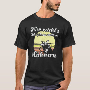T-shirt Poules effrontées Coucher de soleil Geh Zu Meine H