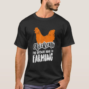 T-shirt Poules, la drogue d'initiation à l'agriculture