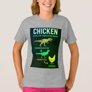 T-shirt Poulet : 65 millions d'années dans la fabrication