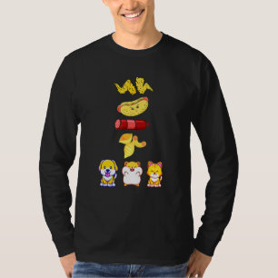 T-shirt Poulet Aile Poulet Aile Hotdog Et Bologne Pour K