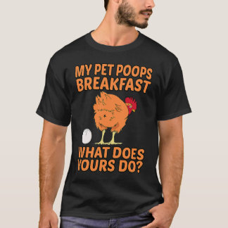 T-shirt Poulet Animal De Compagnie Mon Animal De Compagni