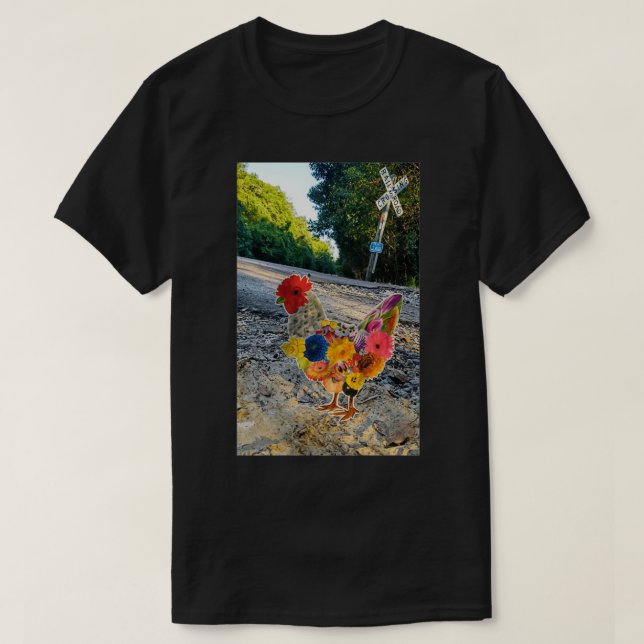 T-shirt Poulet au croisement RR (Design devant)