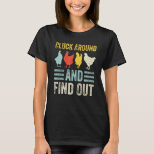 T-shirt Poulet autour et découvrez le poulet vintage 2