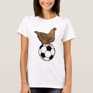 T-shirt Poulet aux sports de football