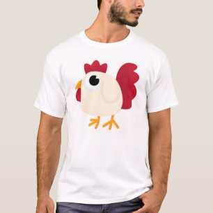 T-shirt Poulet blanc drôle