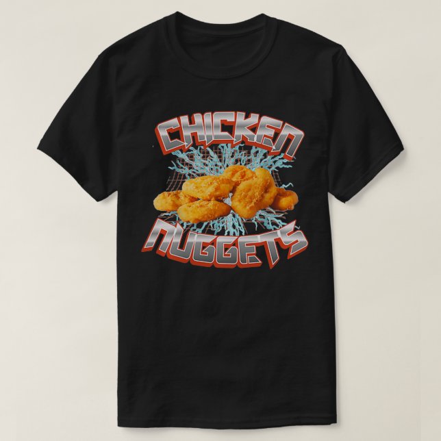 T-shirt Poulet Chaud Icy Nuggets Snack Lover s (Design devant)