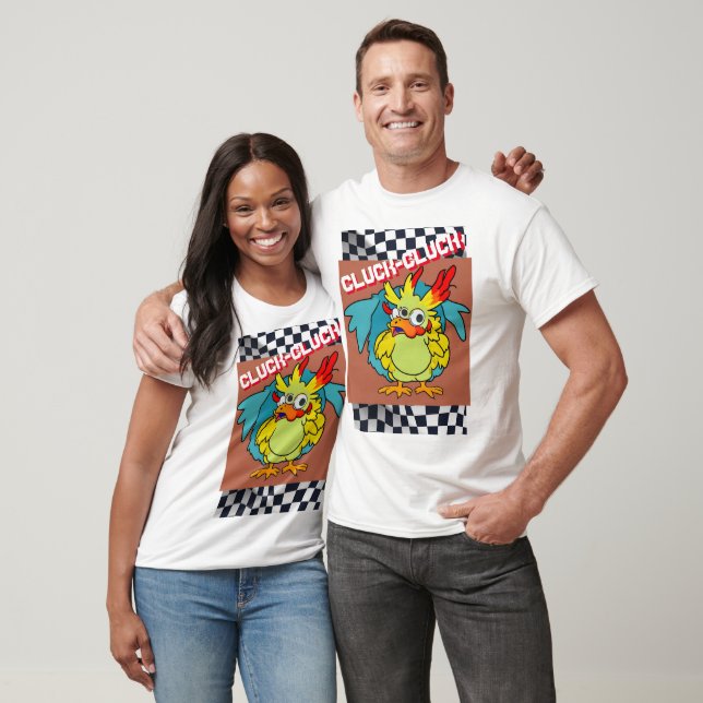 T-shirt poulet cluck (Unisexe)