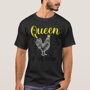 T-shirt Poulet cool pour femmes filles dame poulet coq