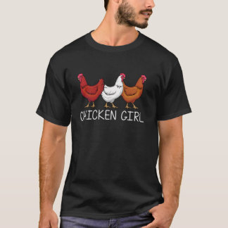 T-shirt Poulet cool Pour Filles Coq Enfants Hen Chicken Lo