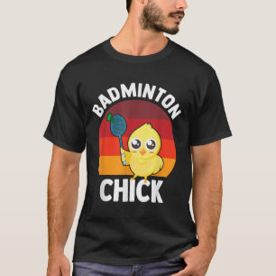 T-shirt Poulet de badminton Joueur de badminton Navette Sp
