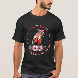 T-shirt Poulet de beauté, elle est grâce