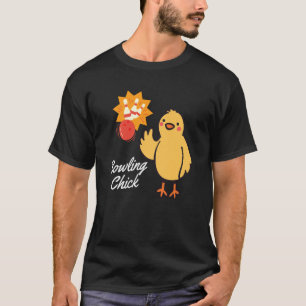 T-shirt Poulet de Bowling Chick Chicken Chick