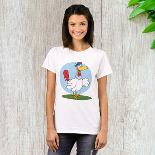 T-shirt Poulet de Dessin Animé