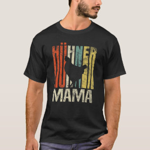 T-shirt Poulet de fermier grunge rétro maman poulet