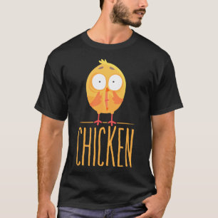 T-shirt Poulet de poulet effrayé