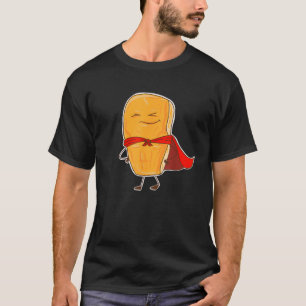 T-shirt Poulet de poulet Nugget mignon Super Halloween Pun