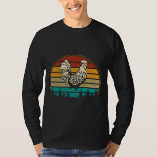 T-shirt Poulet de poulet Vintage rétro