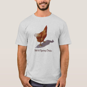 T-shirt Poulet de ressort : Poulet en huile en pastel, art