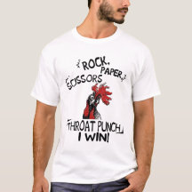 Poulet Dire Ciseaux Papier Rocher Punch Throat Je 
