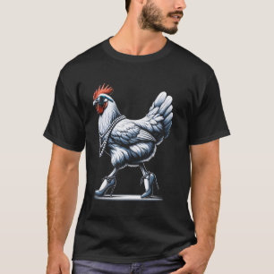T-shirt Poulet Drôle Frit mais Graphique de Femme Fabuleux